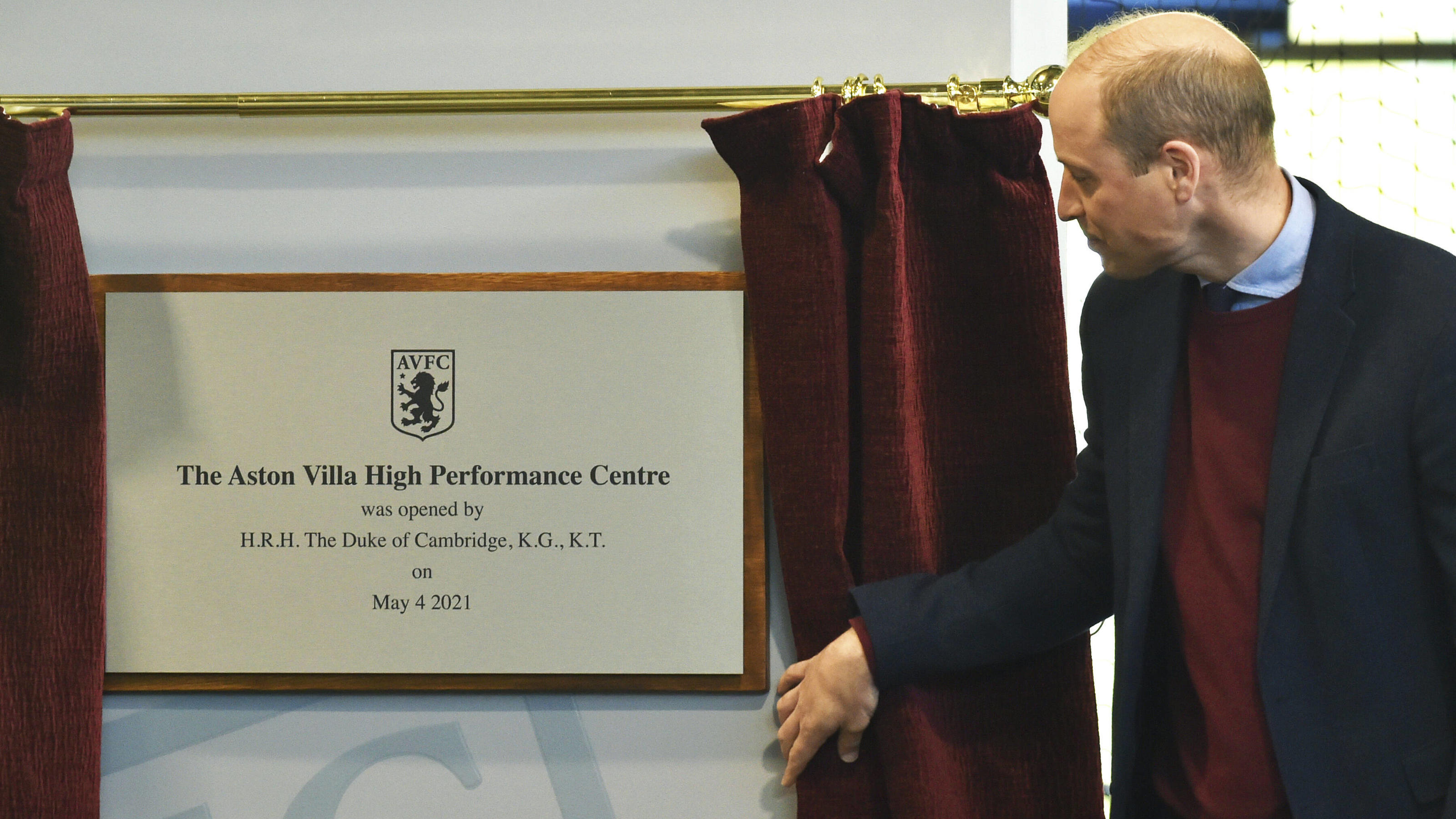 Und plötzlich wird aus Prince William ein echter Edelfan Prince William, Aston Villa
