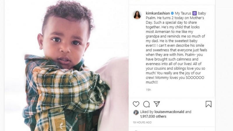 Kim Kardashian West teilt rührende Nachricht zu Psalms zweitem Geburtstag Kim Kardashian West teilt rührende Nachricht zu Psalms zweitem Geburtstag