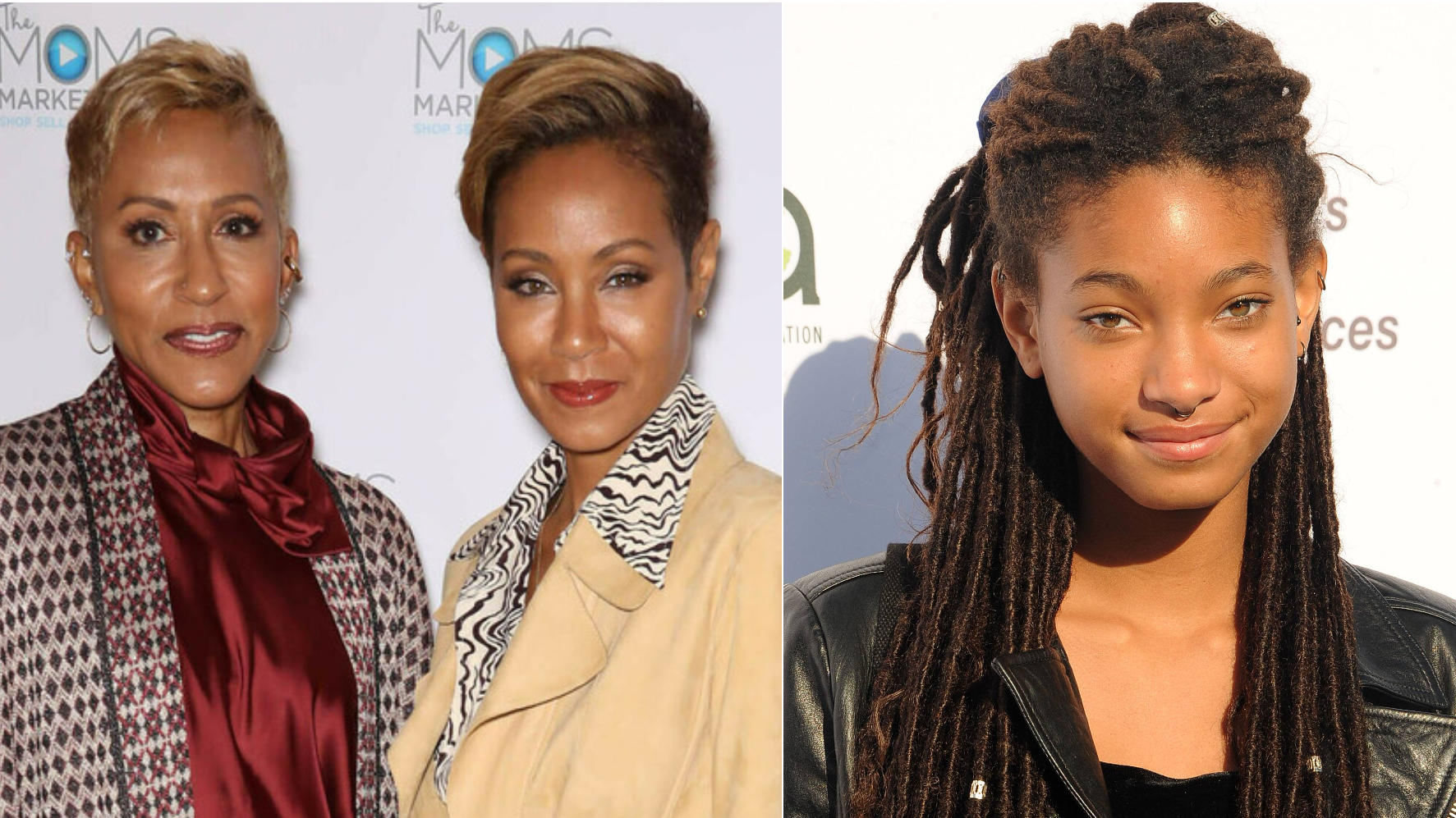 Jada Pinkett Smith, Tochter Willow und Oma Adrienne sind jetzt Tattoo-Drillinge Adrienne Banfield-Jones, Jada Pinkett Smith und Willow Smith