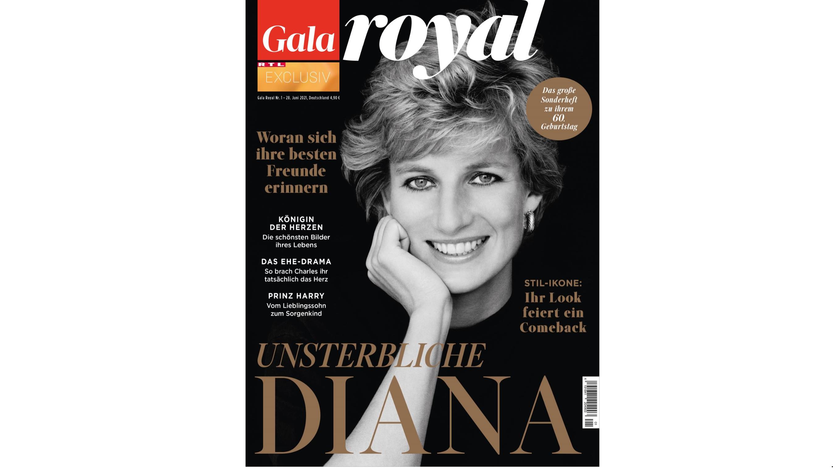 Diana-Statue enthüllt: Neben ihr stehen nicht Harry & William - aber wer dann? Cover Diana Begleitheft Gala