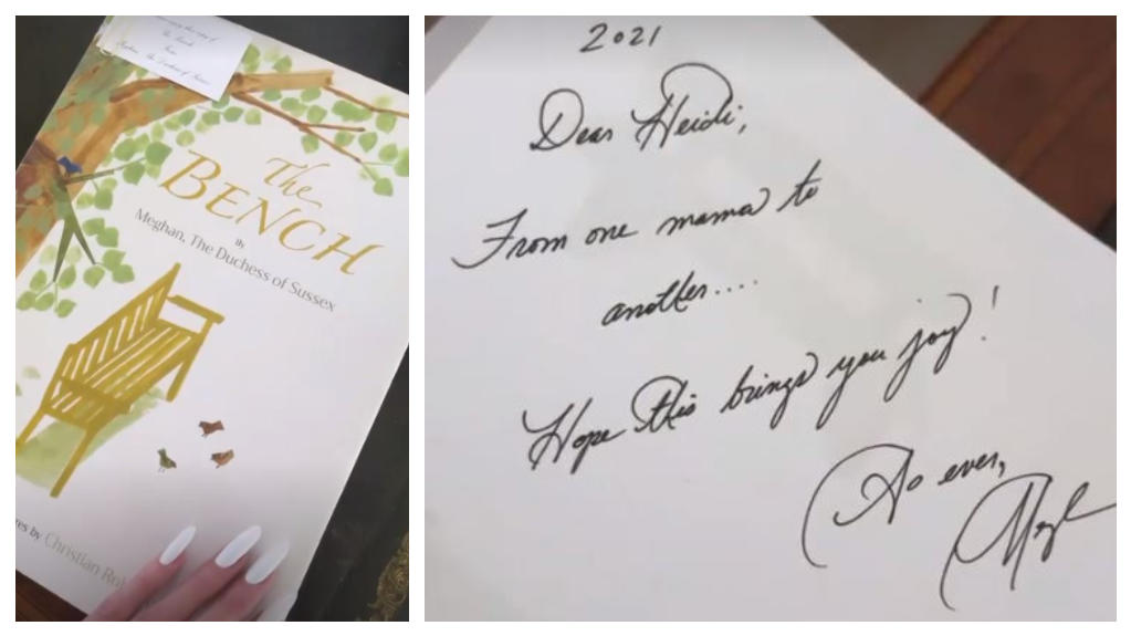 Post von Herzogin Meghan: Heidi Klum zeigt persönliches Geschenk Heidi Klum zeigt ihr royales Geschenk in ihrer Story.