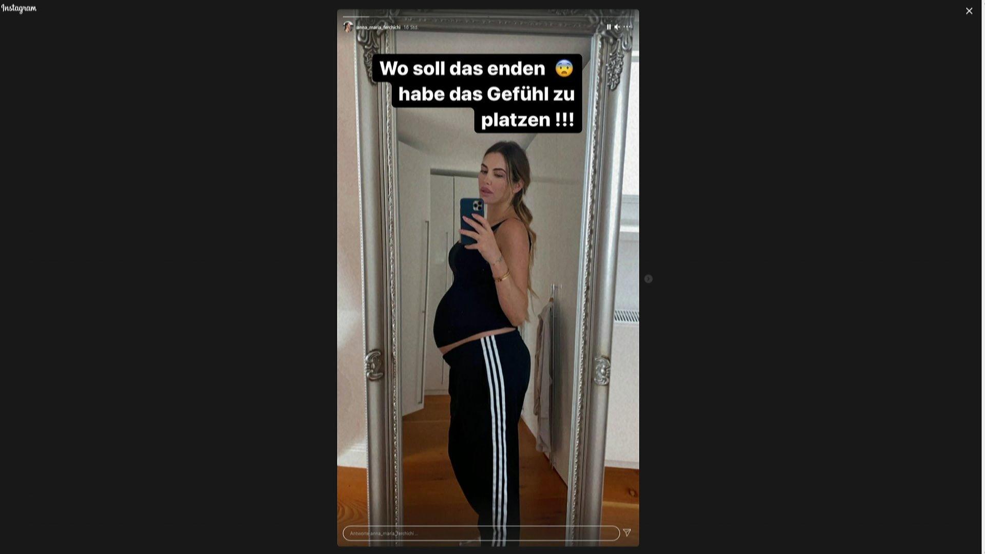 Anna-Maria Ferchichi: Bushidos Frau mit Drillings-XXL-Babykugel - „Habe das Gefühl zu platzen!" Anna-Maria Ferchichi