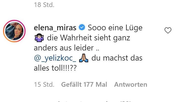 Jimi Blue Ochsenknecht & Yeliz Koc: Bestätigt Elena Miras hiermit ihre Trennung! Instagram Elena Miras