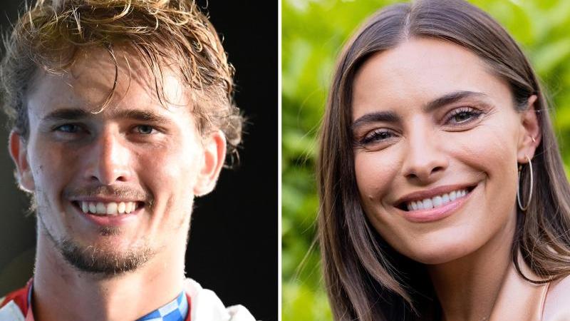 Alexander Zverev auf die Frage nach Sophia Thomalla: "Sie ist ganz nett" Sophia Thomalla und Alexander Zverev