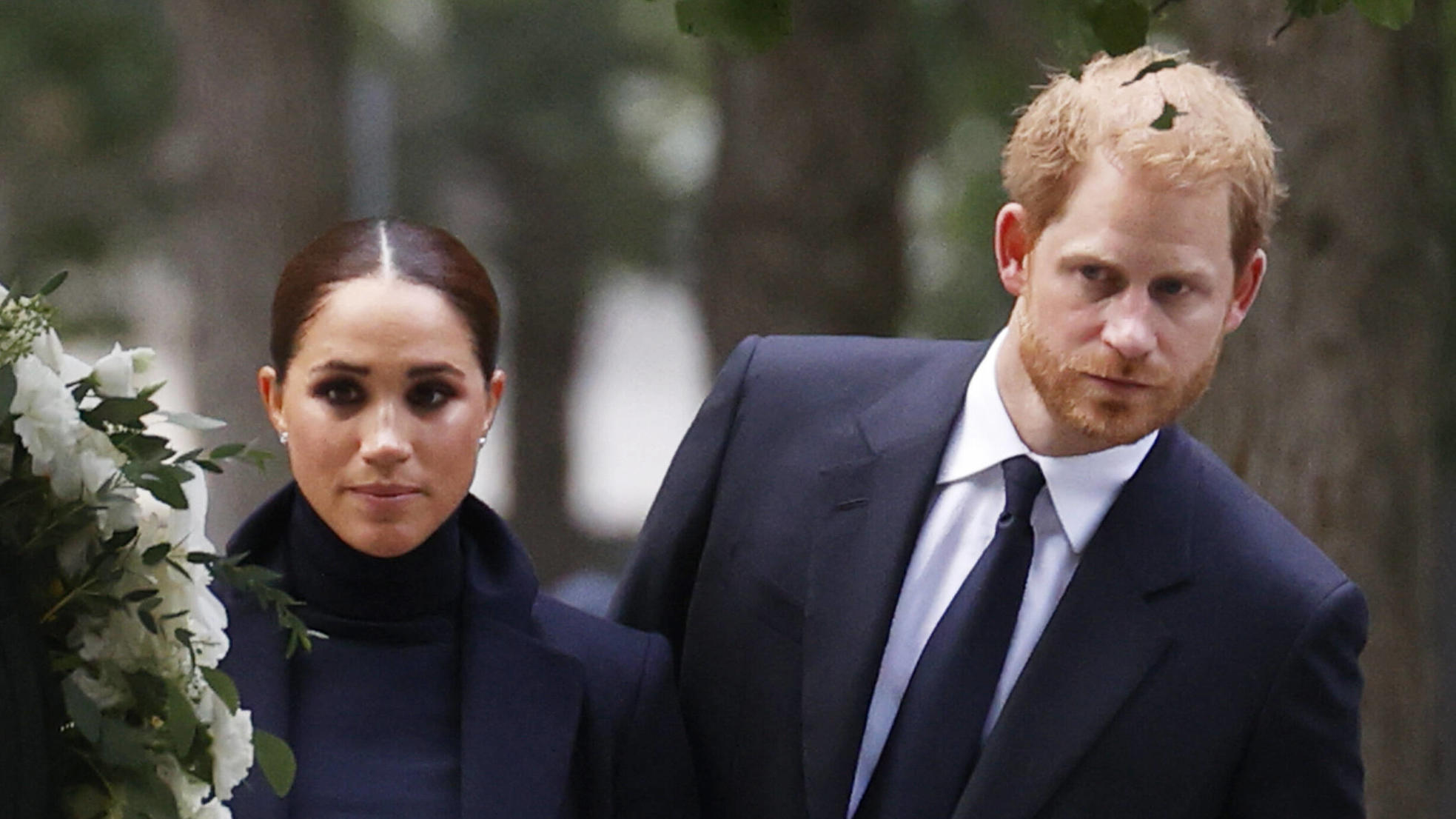 Herzogin Meghans Halbbruder Thomas Markle schießt gegen Harry: Wird bald abgesägt! Entertainment Bilder des Tages Prince Harry and Meghan, The Duke and Duchess of Sussex, stop to view a wreath at the 9/11 Museum at Ground Zero in New York City on Thursday, September 23, 2021. PUBLICATIONxINxGERxSUIxAUTxHUNxONLY NYX20210923105 JOHN