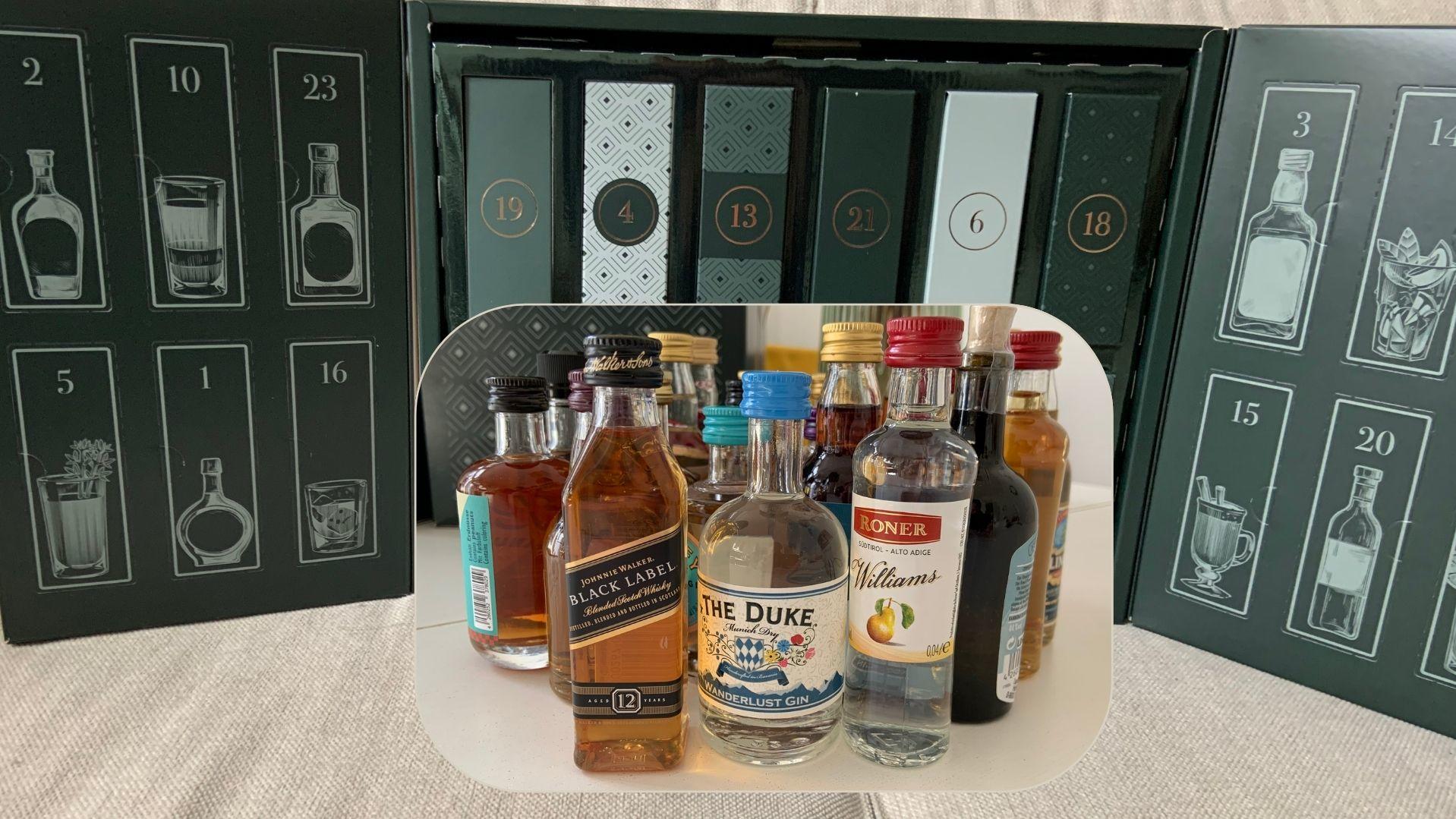 Ausgepackt! Was im Amazon-Spirituosen-Adventskalender 2021 steckt Inhalt des Amazon-Spirituosen-Adventskalenders