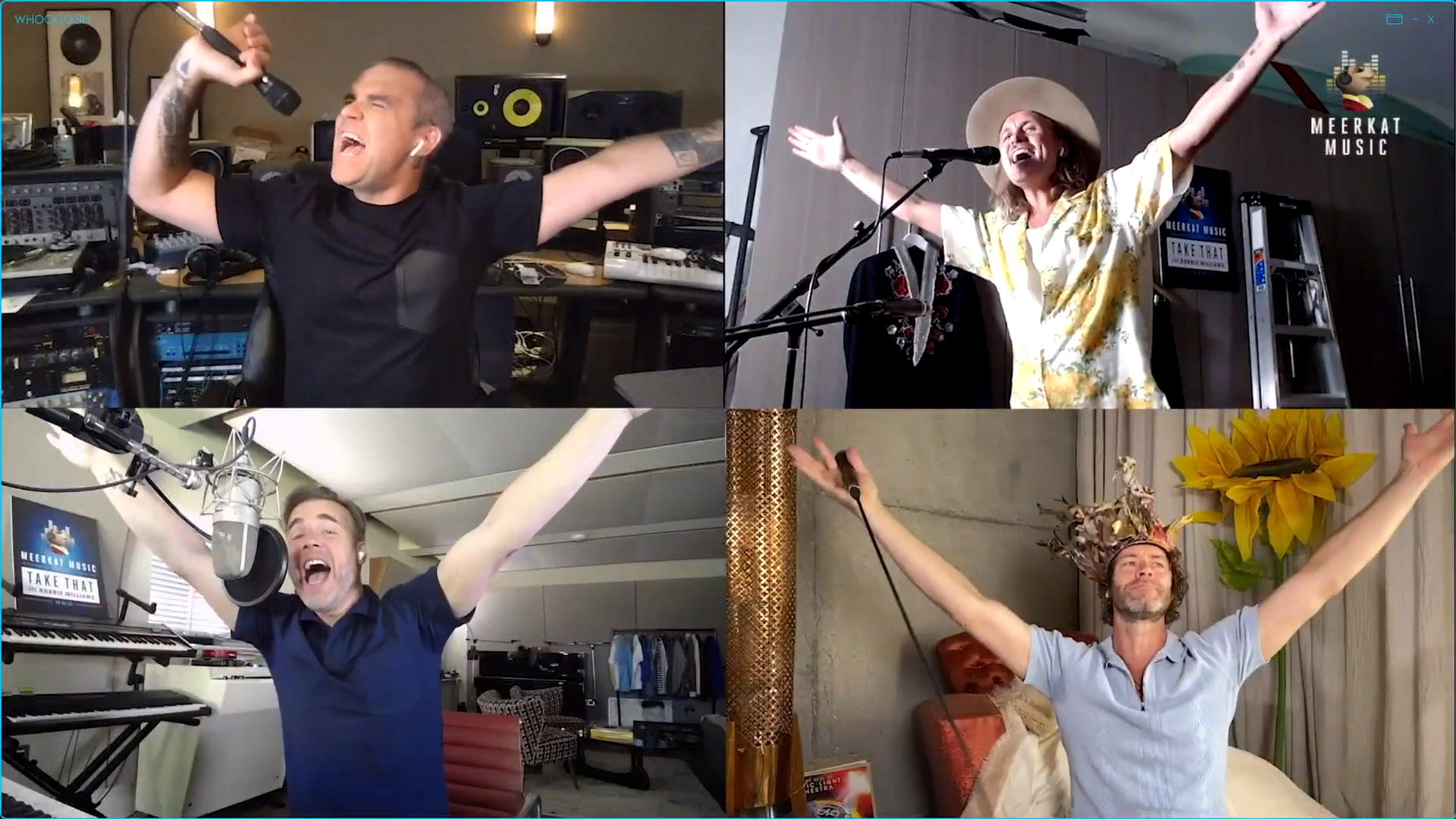 Mark Owen: Der "Süße" von "Take That" feiert 50. Geburtstag Take That (Gary, Mark, Howard and Robbie) geben während der Corona-Pandemie ein virtuelles Lockdown-Konzert.
