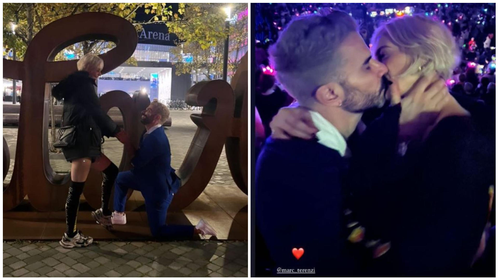 Macht Marc Terenzi hier seiner Verena einen Antrag? Diese Aufnahmen teilten Marc Terenzi und Verena Kerth bei Instagram. Werden die beiden heiraten?
