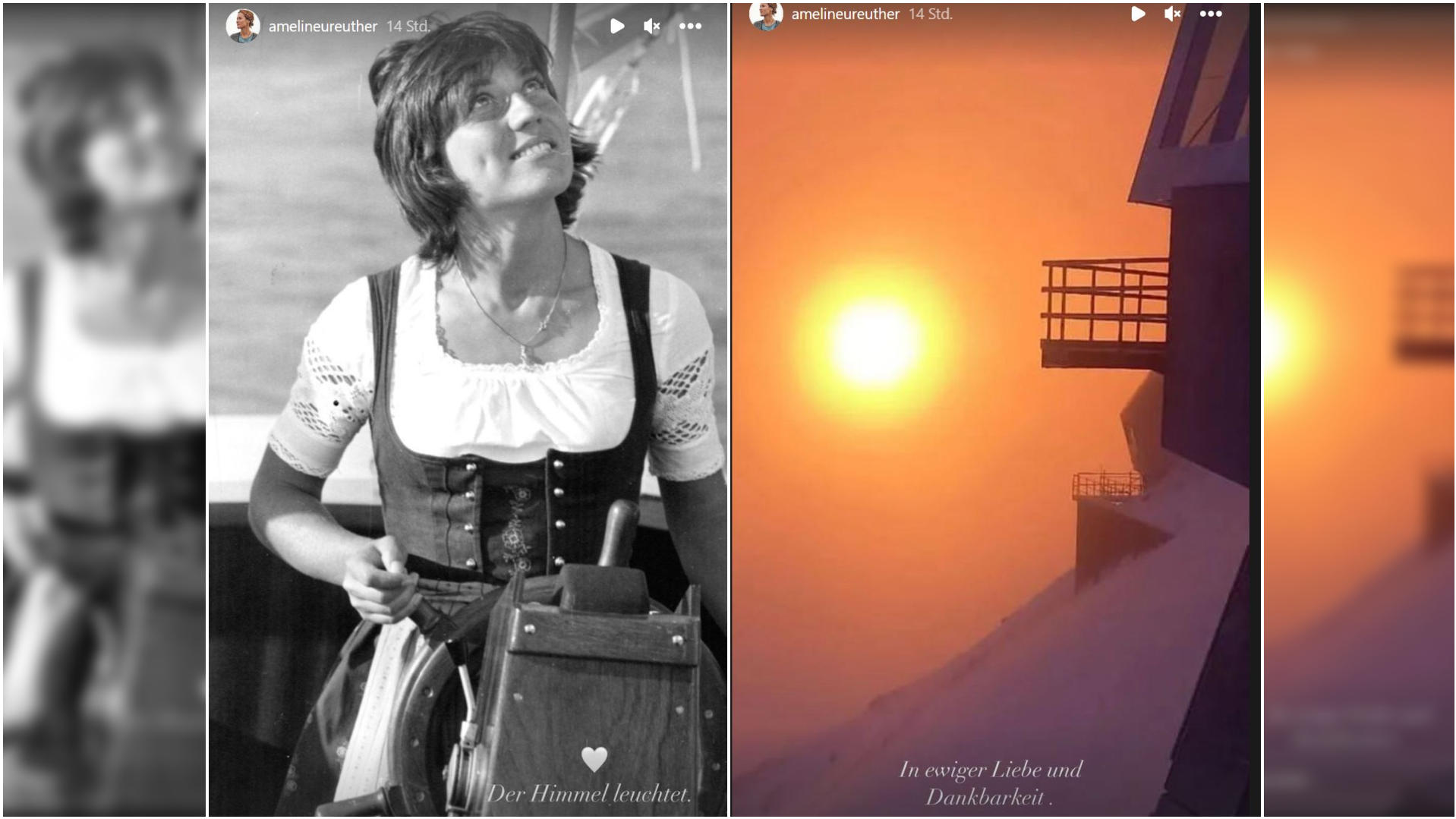 Nach dem Tod von Rosi Mittermaier: So rührend nimmt Tochter Ameli Abschied Mit diesen Insta-Storys verabschiedet sich Amelie Neureuther von ihrer Mama Rosi Mittermaier