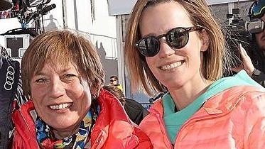 Nach dem Tod von Rosi Mittermaier: So rührend nimmt Tochter Ameli Abschied Ameli Neureuther mit ihrer Mama Rosi Mittermaier