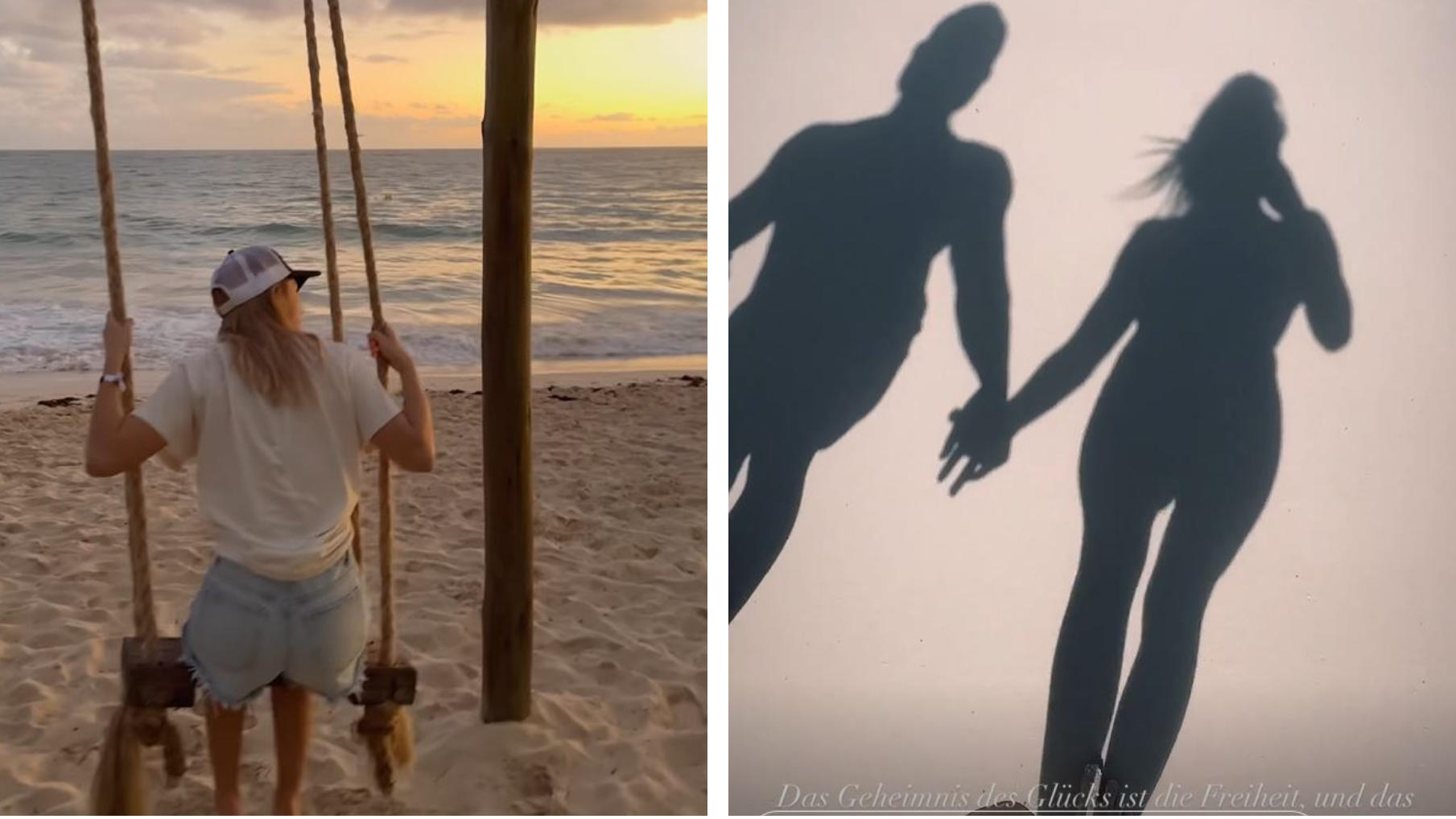 "Freiheit, Luft und Liebe“: Anna-Carina Woitschack im Liebes-Urlaub mit ihrem Daniel Anna-Carina Woitschack und Daniel genießen ihre Zweisamkeit.