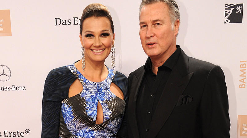 Jürgen B. Harder wieder aus Gefängnis frei? Franziska van Almsick mit Jürgen B.Harder