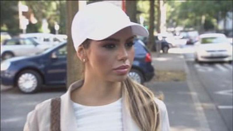 Kim Gloss: So lebt ihre Freundin Ines Redjeb nach dem schweren Unfall Ines Redjeb an der Unfallstelle in Hamburg