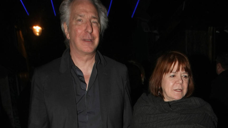 Alan Rickman: Heimliche Hochzeit mit Dauer-Freundin Alan Rickman: Heimliche Hochzeit mit Dauer-Freundin