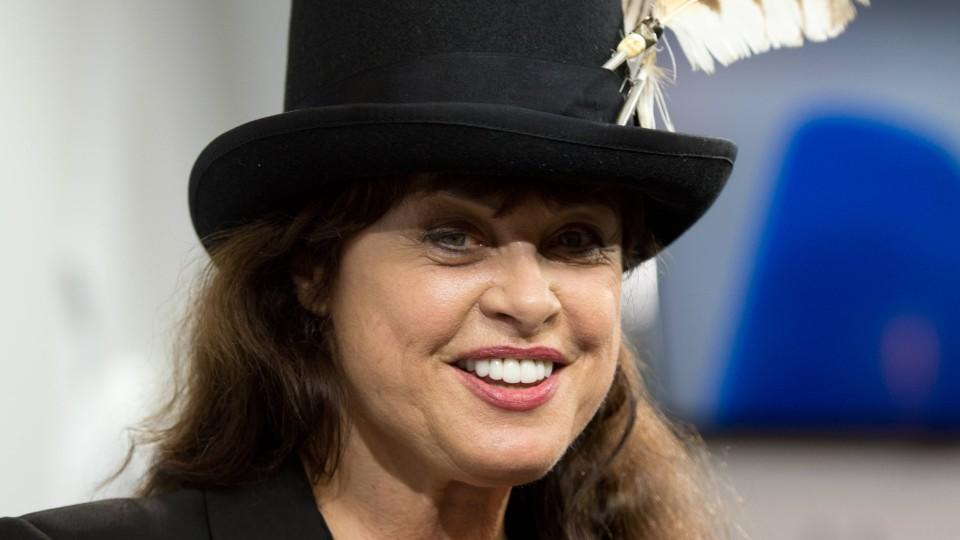 Uschi Obermaier ist die Beauty-Ikone der Hippies Kommune 1 Bewohnerin Uschi Obermaier