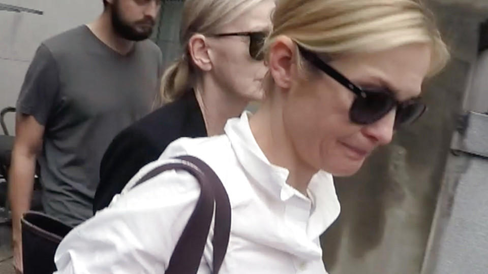 Gerichtsurteil für Kelly Rutherford: Ihre Kinder müssen die USA verlassen Kelly Rutherford vor Gericht.
