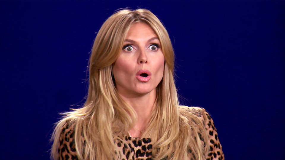 'Project Runway' mit Heidi Klum: Es wird emotional - Tim Gunn deckt Geheimnisse der Designer auf Heidi Klum wünscht den Kandidaten einen guten Endspurt.