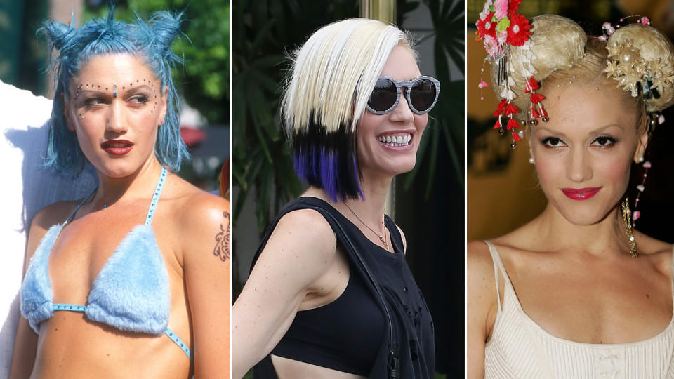 Gwen Stefani experimentiert gerne: Ihre ausgefallensten Frisuren der letzten 20 Jahre 'No Doubt'-Sängerin Gwen Stefani: Das sind ihre ausgefallensten Frisuren