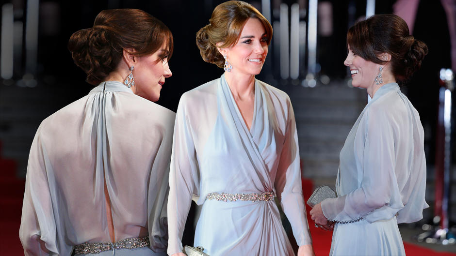 Herzogin Catherine zieht bei der 'James Bond 007 - Spectre'-Weltpremiere die Blicke auf sich Catherine sorgt für Gesprächsstoff