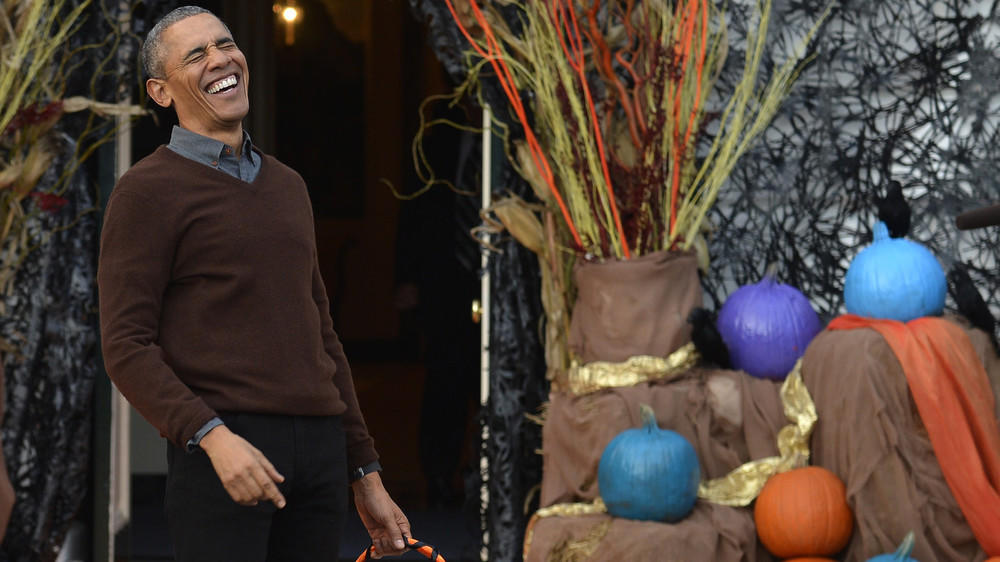 Barack Obama schmeißt Kinder-Halloween-Party im Weißen Haus Barack Obama schmeißt Kinder-Halloween-Party im Weißen Haus
