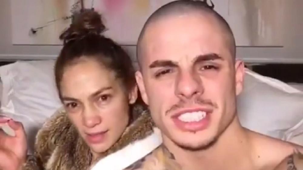 Jennifer Lopez ungeschminkt: Rap-Video mit Freund Casper Smart auf Instagram Jennifer Lopez: Ungeschminkt auf Instagram