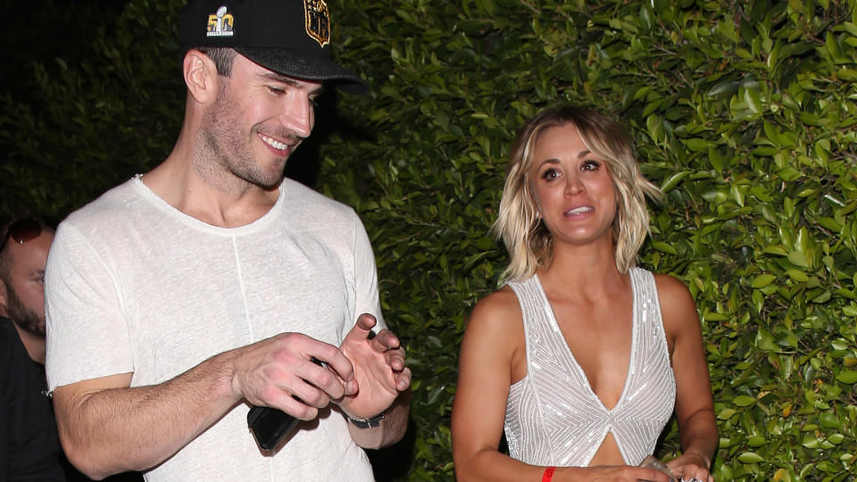 Kaley Cuoco und Country-Star Sam Hunt haben die Grammy-Party gemeinsam verlassen Kaley Cuoco und Sam Hunt - läuft da was?