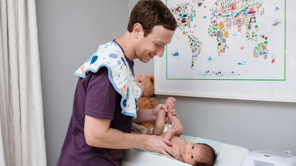 Mark Zuckerberg ist Priscillas Windel-Held Mark Zuckerberg ist Priscillas Windel-Held