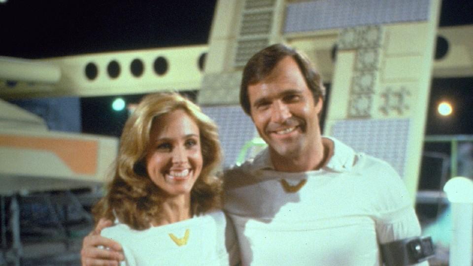 Erin Gray in ihrer ersten großen Erfolgsserie ‚Buck Rogers in the 25th Century‘ Erin Gray in der Serie 'Buck Rogers'