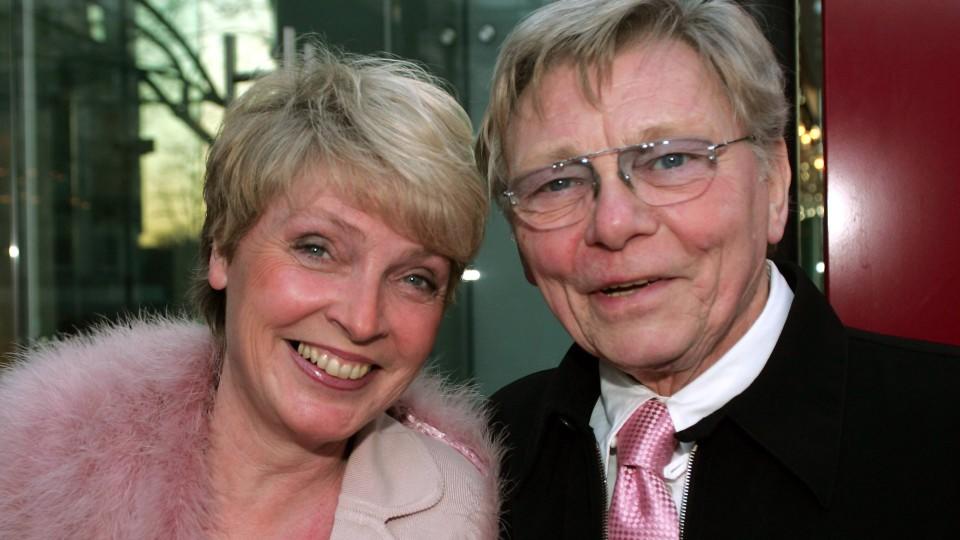 Schauspieler Uwe Friedrichsen ist gestorben Uwe Friedrichsen mit seiner zweiten Ehefrau Ute