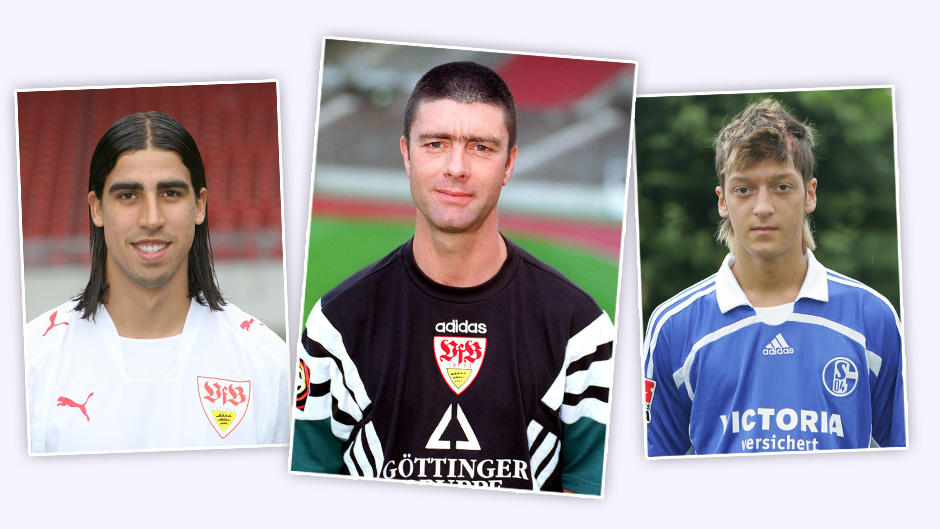 Özil, Schweinsteiger und Co.: Unsere EM-Helden im Wandel der Zeit Sami Khedira, Jogi Löw und Mesut Özil im Wandel der Zeit.
