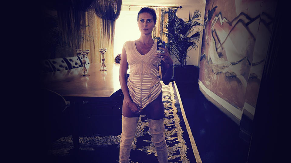 Heidi Klum: Erster Hinweis auf ihr Halloween-Kostüm Heidi Klum gibt einen Vorgeschmack auf ihr Halloween-Kostüm