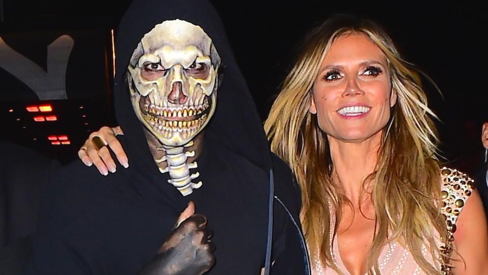 Halloween: Heidi Klum sorgt mit Klon-Kostüm für Verwirrung Heidi Klum und Vito Schnabel