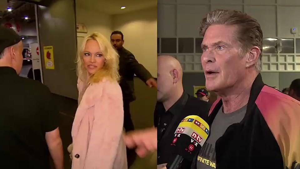 Beef zwischen Pamela Anderson und David Hasselhoff Pamela Anderson und David Hasselhoff können sich schon seit Jahren nicht ausstehen