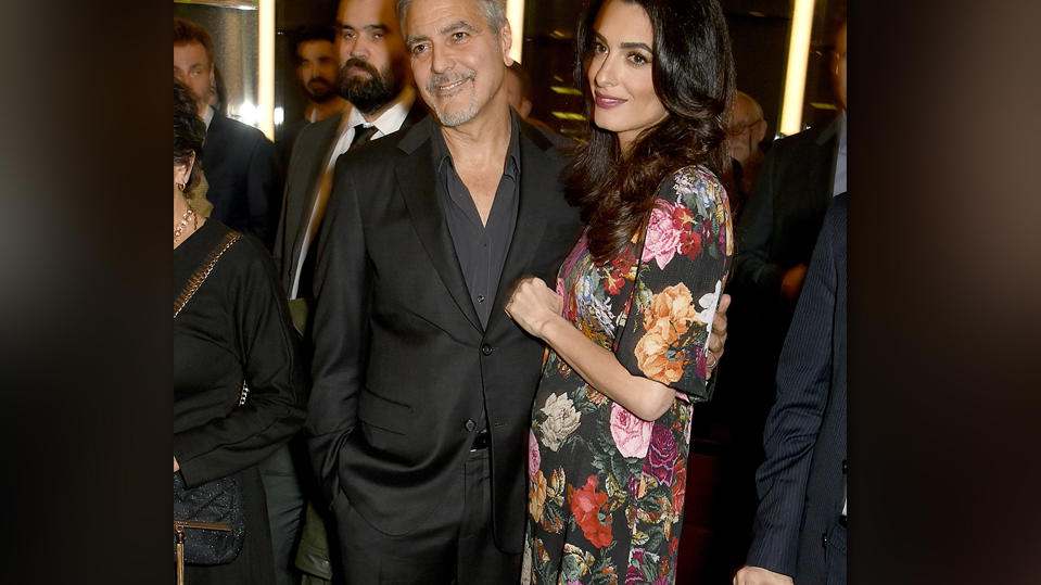 Amal Clooney mit verdächtiger Wölbung: Erstes Baby für George Clooney? Teaser Amal Clooney George Clooney