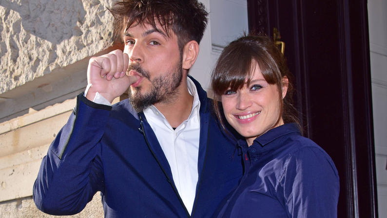 'DSDS'-Star Nevio Passaro ist zum ersten Mal Vater geworden Premiere 'Der Gloeckner von Notre Dame' at Theater des Westens.Featuring: Nevio Passaro, VerenaWhere: Berlin, GermanyWhen: 09 Apr 2017Credit: AEDT/WENN.com