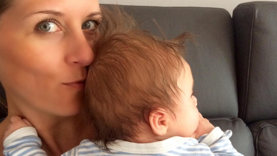 Miriam Lange: So ist mein Leben als Zweifach-Mama RTL-Moderatorin Miriam Lange mit ihrem kleinen Lenn