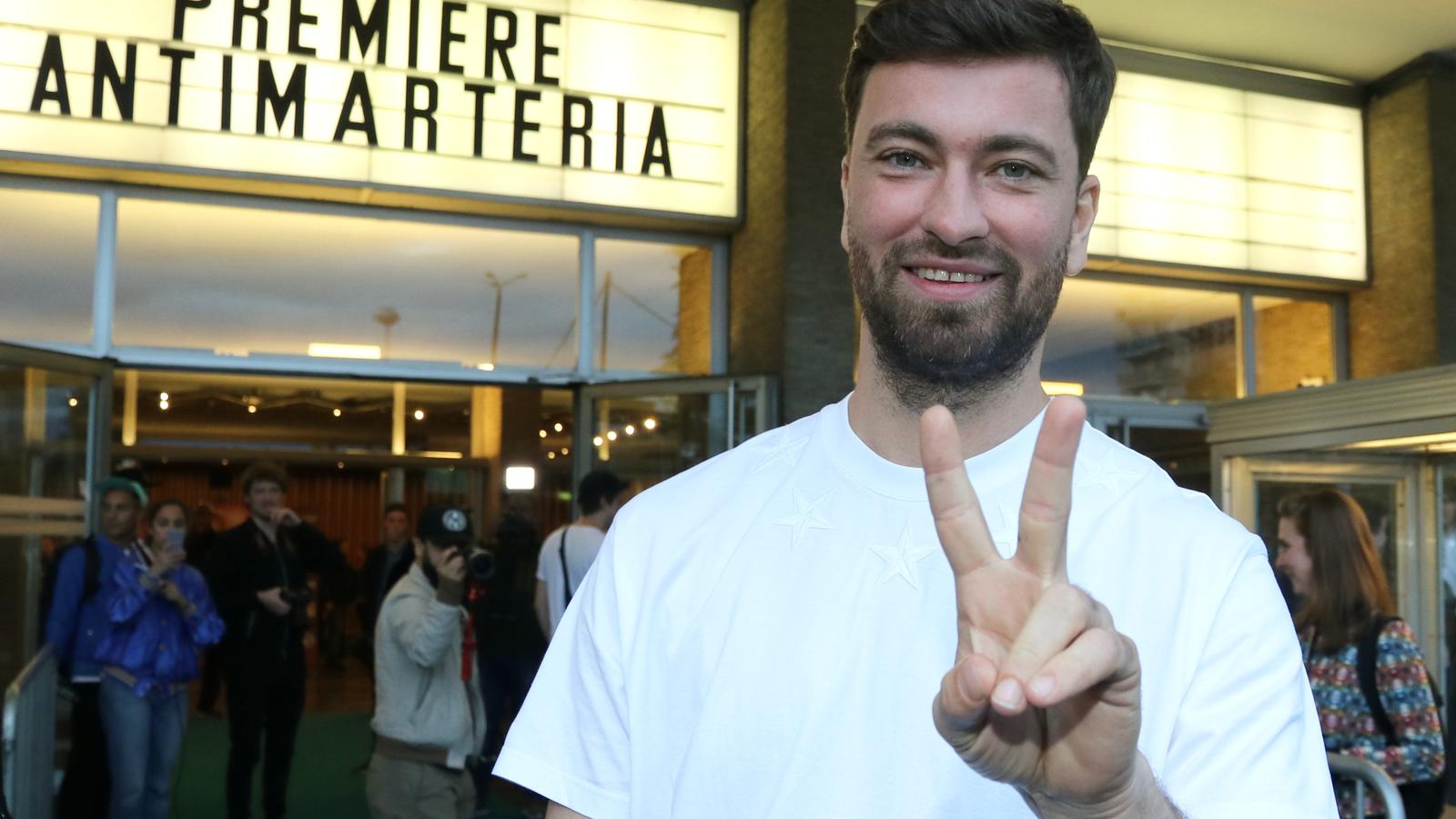 Rapper Marteria zeigt sich als stolzer Papa Celebrities attend the premiere of 'Antimarteria' in Berlin, Germany.