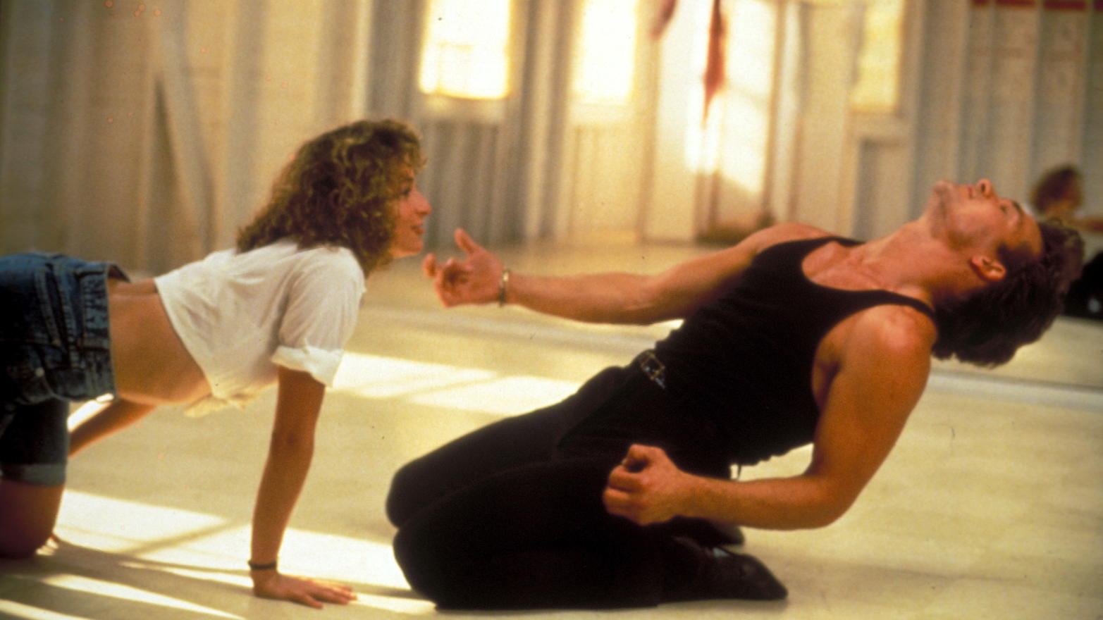 Jennifer Grey konnte nicht mehr an ihren 'Dirty Dancing'-Erfolg anknüpfen Jennifer Grey und Patrick Swayze in 'Dirty Dancing'.