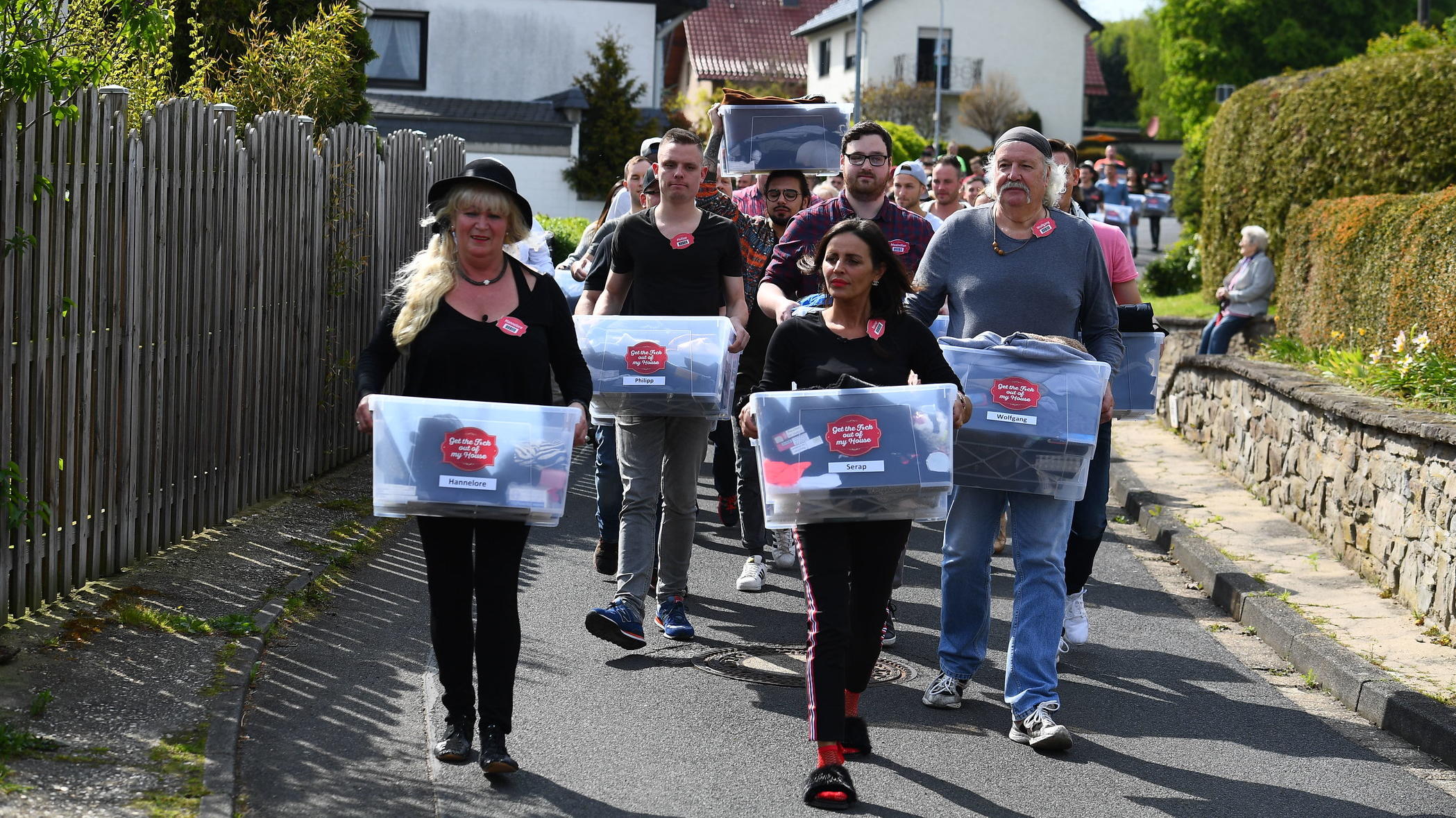 'Get the F*ck out of my House': "Big Brother extrem" oder "Mehr Fremdscham geht nicht"? 'Get the F*ck out of my House': Die Bewohner des Hauses stehen ständig unter Stress.