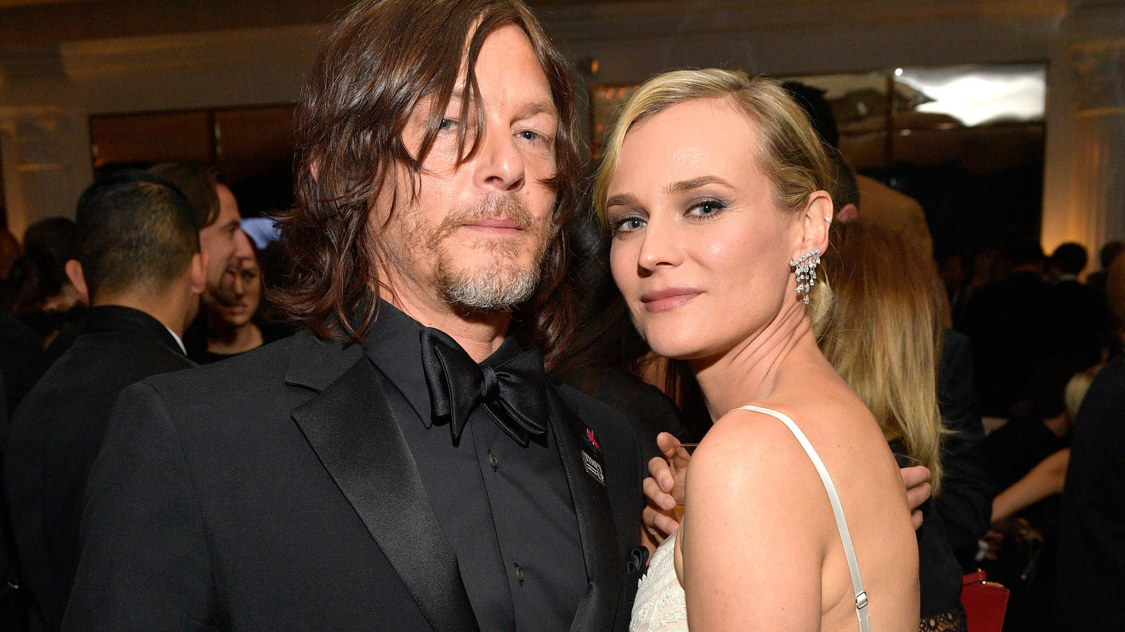 Diane Kruger und Norman Reedus: Küsse bei den 'Critics' Choice Awards' Norman Reedus und Diane Kruger auf der After-Show-Party der Golden Globes am 7. Januar 2018.