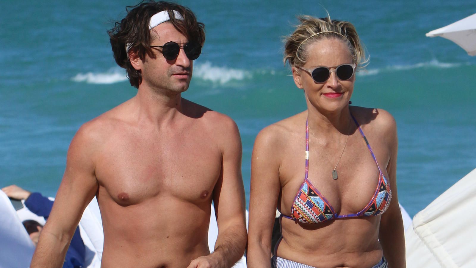 Heidi Klum, Sharon Stone und Mariah Carey: Hollywood feiert die Toyboys der Promi-Damen Angelo Boffa und Sharon Stone