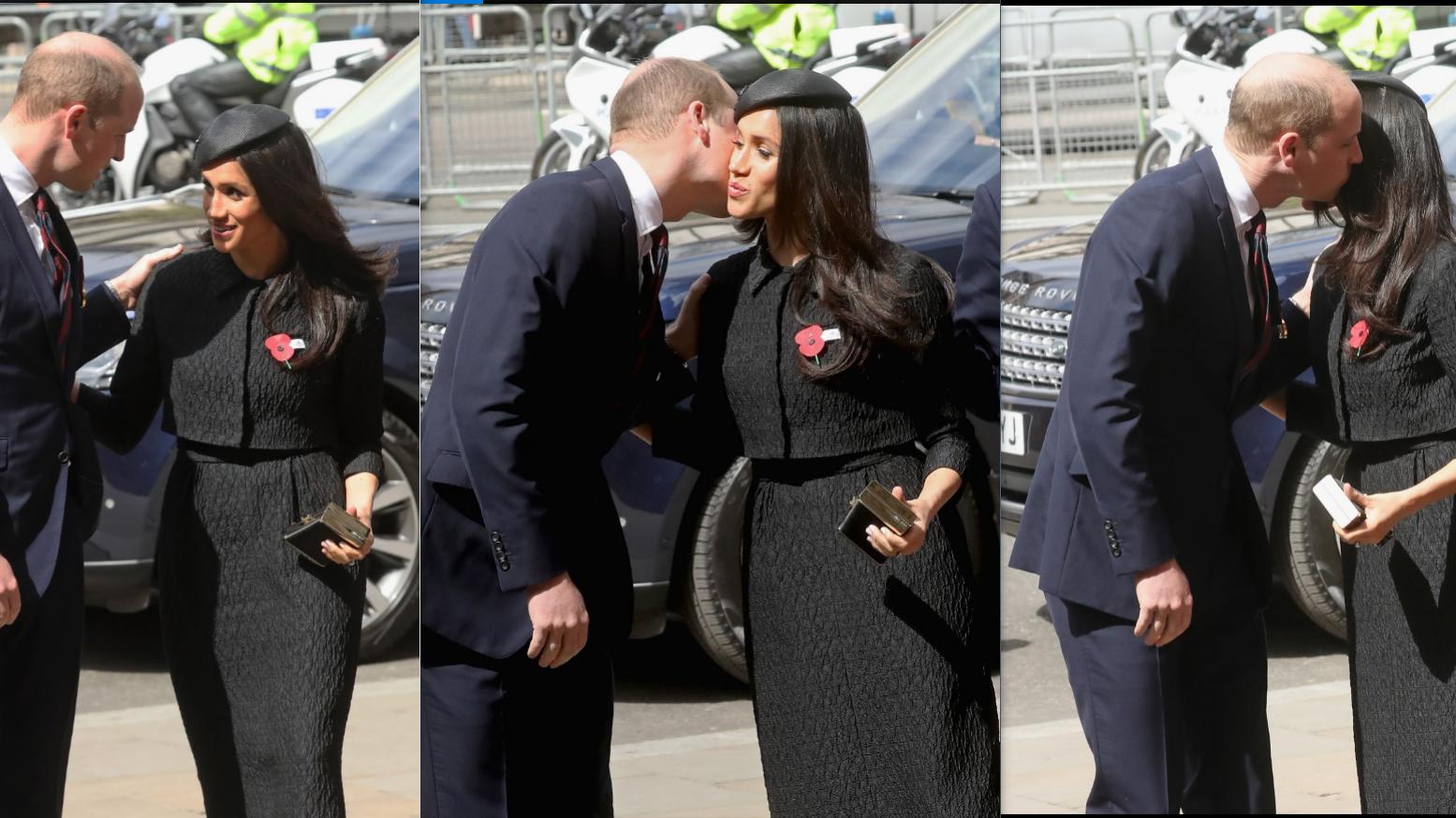 So vertraut begrüßen sich Prinz William und Meghan Markle Herzen sich: Meghan Markle und Prinz William