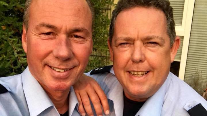 'Blaulicht Report'-Polizist Martin Hintzen im Krankenhaus Toto und Martin aus 'Der Blaulicht Report'