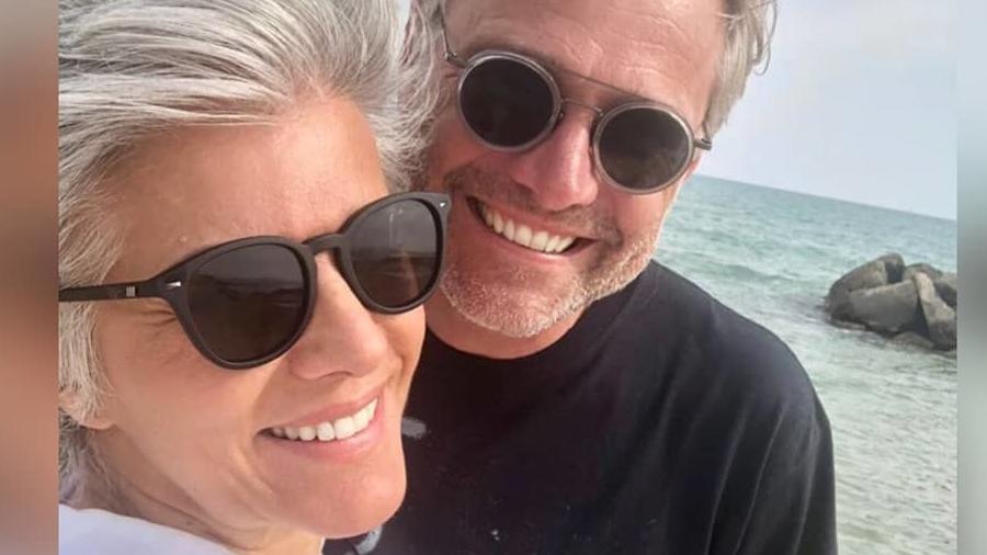 Birgit Schrowange und Frank Spothelfer schicken Liebesgrüße aus Mallorca Birgit Schrowange und Freund Frank Spothelfer im gemeinsamen Mallorca-Urlaub