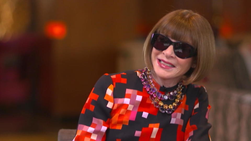 Ihr Sonnenbrillen-Geheimnis Anna Wintour: "Die Brille hilft mir"