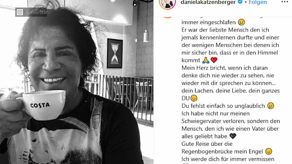 Daniela Katzenberger äußert sich zum Tod von Costa Cordalis