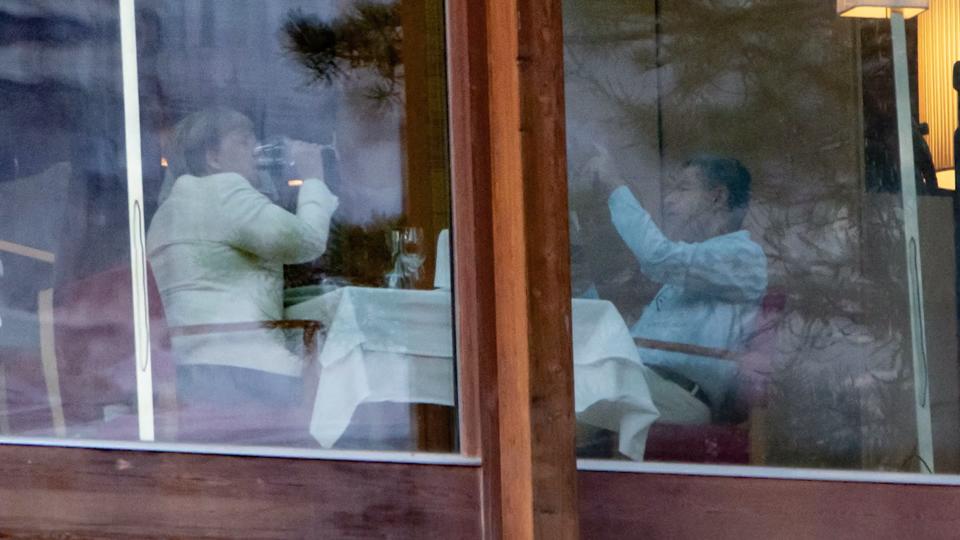 Angela Merkel macht Urlaub Merkel im Urlaub