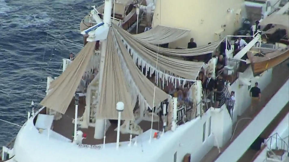 Reporterin live dabei Heidi Klums Hochzeit aus der Vogelperspektive