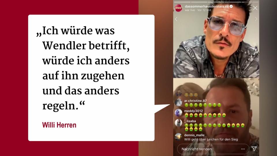Jetzt also doch! Willi Herren bereut den Wendler-Streit