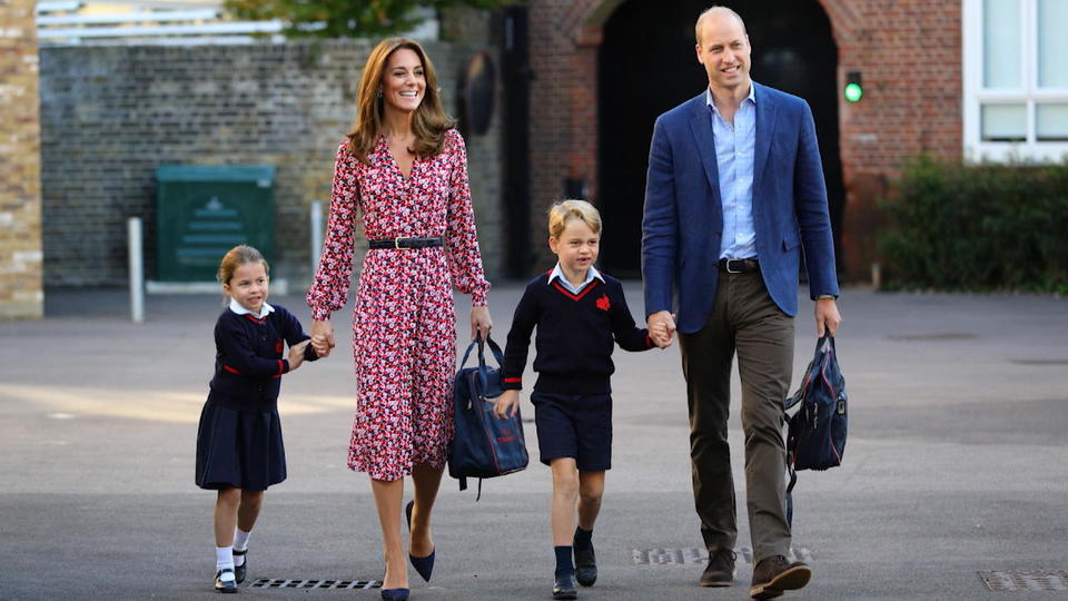 Prinzessin Charlottes Einschulung Die Kleine wird von der ganzen Familie begleitet